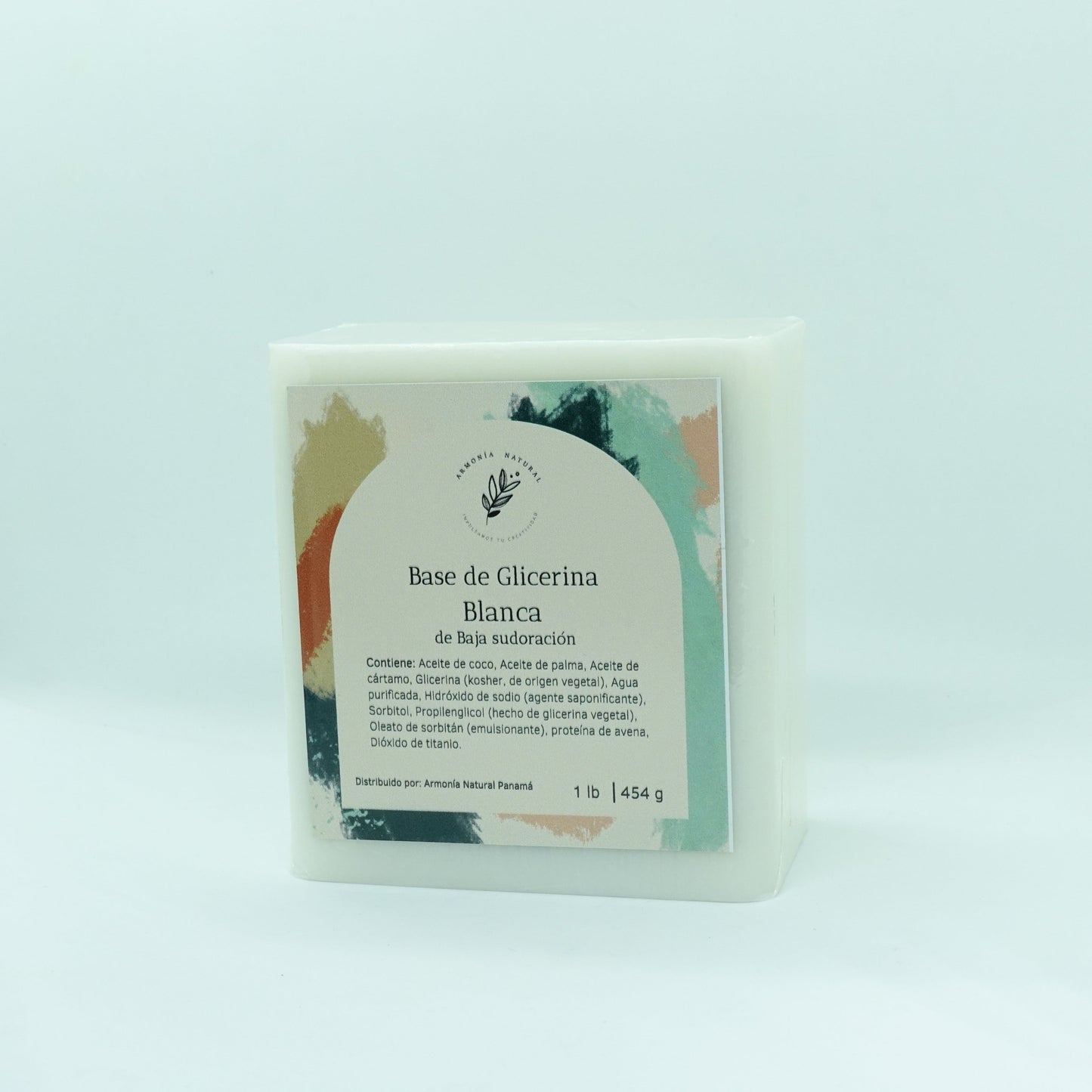 Base de Glicerina Blanca de baja sudoracion