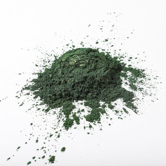 Mica en Polvo Verde esmeralda